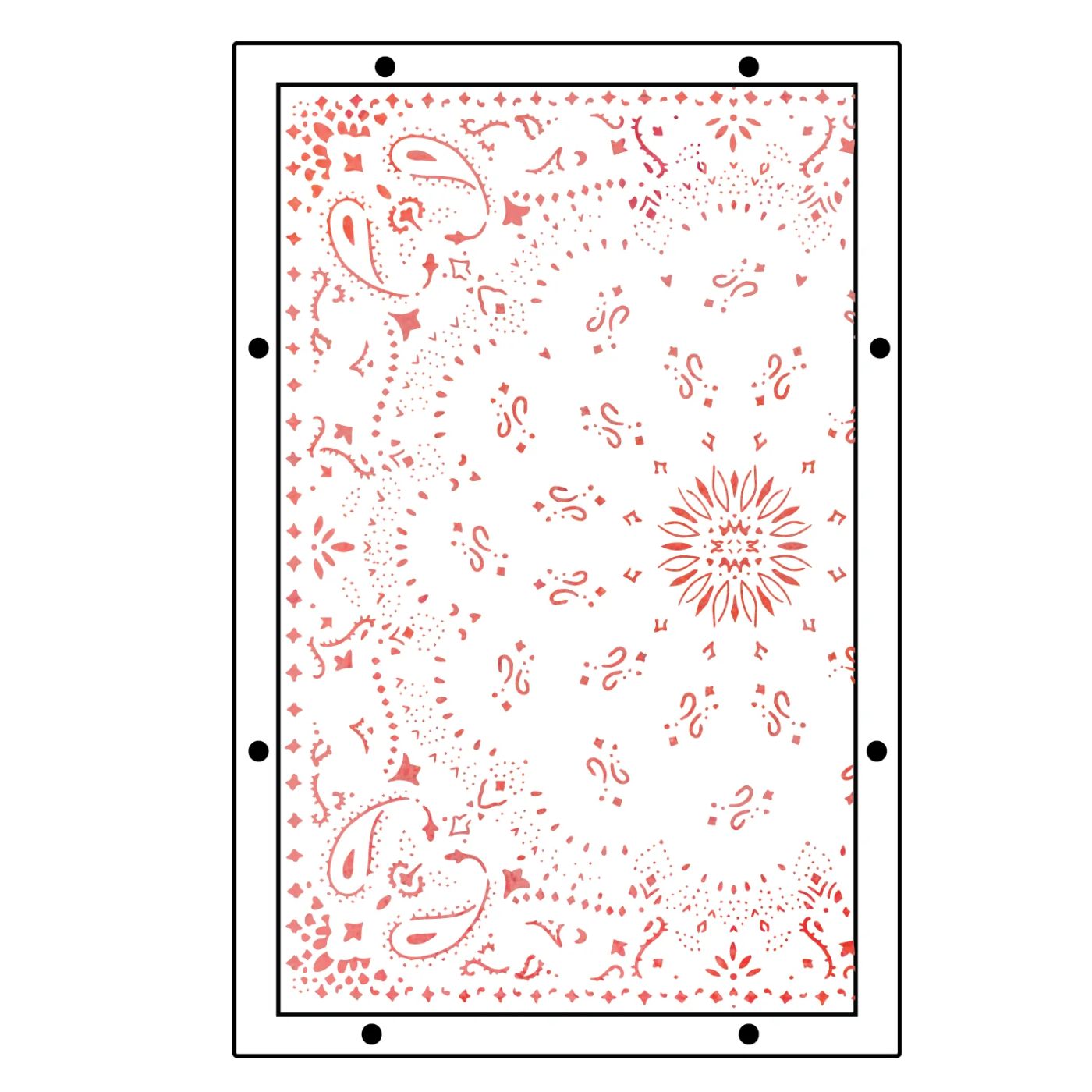 Studio Sellos Clear con Stencils A5 Western