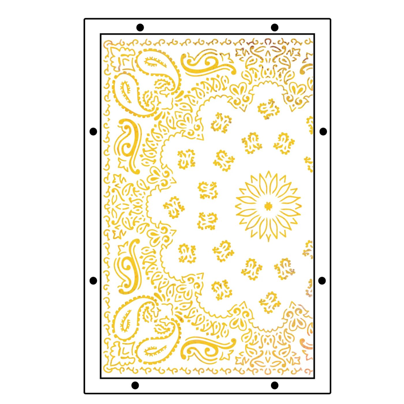 Studio Sellos Clear con Stencils A5 Western
