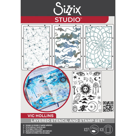 Studio Sellos Clear con Stencils A5 Dreamscape