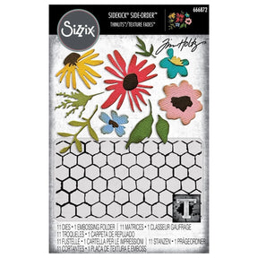 Troqueles Thinlits con Folder Embossing Floristry para Sidekick de Tim Holtz