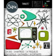Troqueles Thinlits Vault Atomic Retro de Tim Holtz