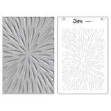 Folder de Embossing 3D con Stencil Burst of Bright (vista 5)