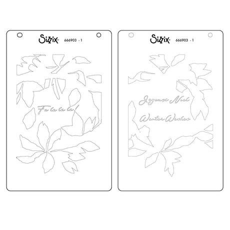 Set Stencil en Capas A6 A Wreath in time - Navidad (vista 4)