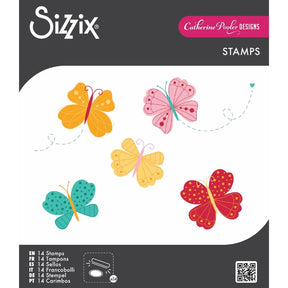 Set Sellos Clear Mariposas #1