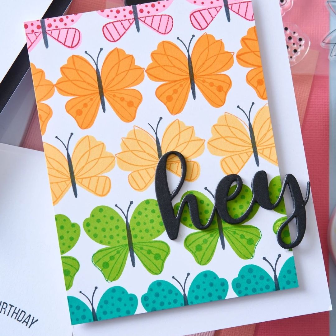 Set Sellos Clear Mariposas #1