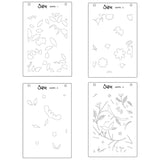 Set Stencil en Capas A6 Happy Garden 2 (vista 3)