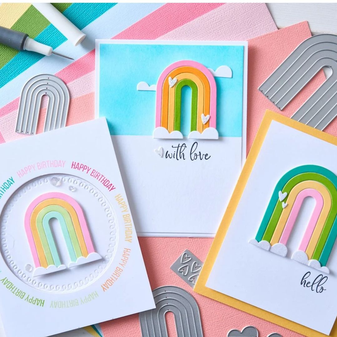 Troqueles Thinlits Rainbow Arches (vista 2)