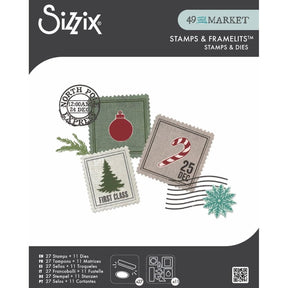 Sellos Clear con Framelits Special Delivery - Navidad