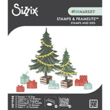 Sellos con Framelits Trees and Trinkets - Navidad