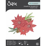 Sellos con Framelits Poinsettia Trio - Navidad