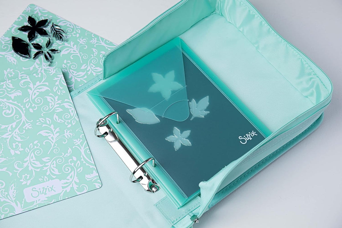 Organizador binder mint julep Sizzix, vista frontal