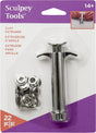 Extrusor Sculpey Tools para arcilla polimérica, set de 22 piezas con discos intercambiables