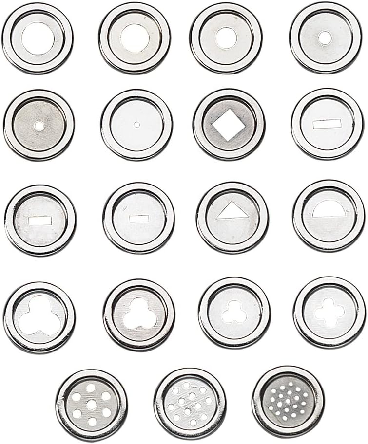Discos intercambiables del extrusor Sculpey, formas variadas para arcilla polimérica