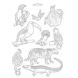 Molde Flexible A4 Amazonia - Animales