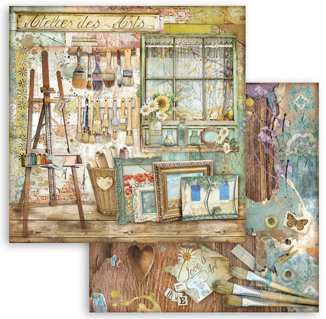 Block de cartulinas ''Atelier des Arts'' de 20.3x20.3cm (vista 2)