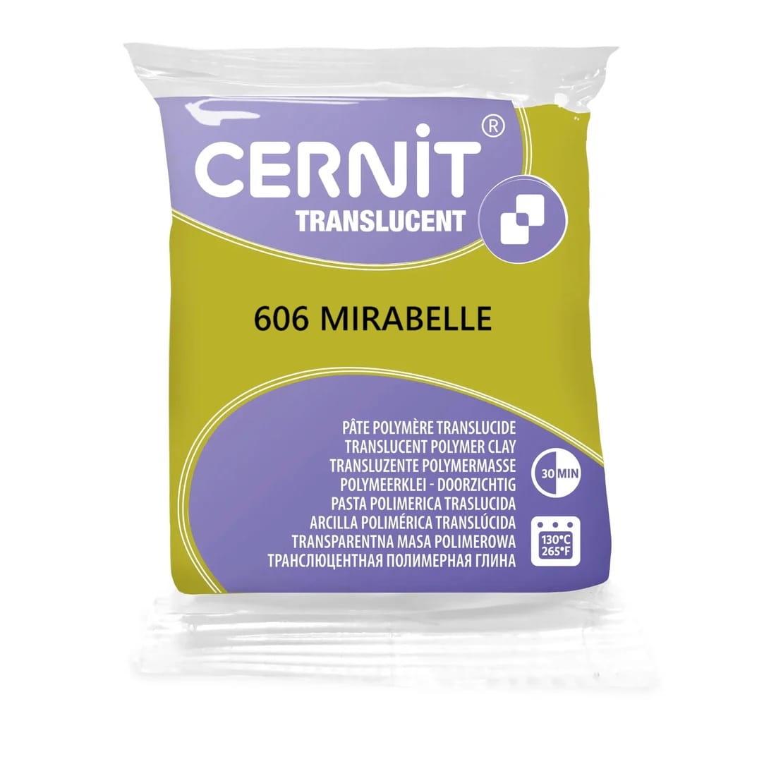 Cernit Translucent Mirabel (606) – arcilla polimérica translúcida 56 g