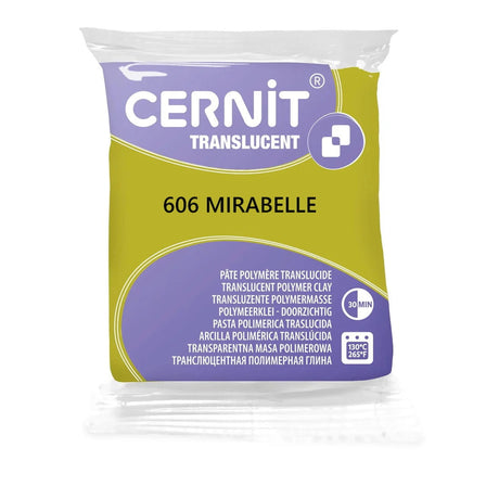 Cernit Translucent Mirabel (606) – arcilla polimérica translúcida 56 g
