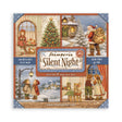 Pack de Cartulinas Silent Night 20.3x20.3cm - 22 hojas - Navidad - Stamperia