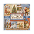 Pack de Cartulinas Silent Night 30.48x30.48cm - 22 hojas - Navidad - Stamperia