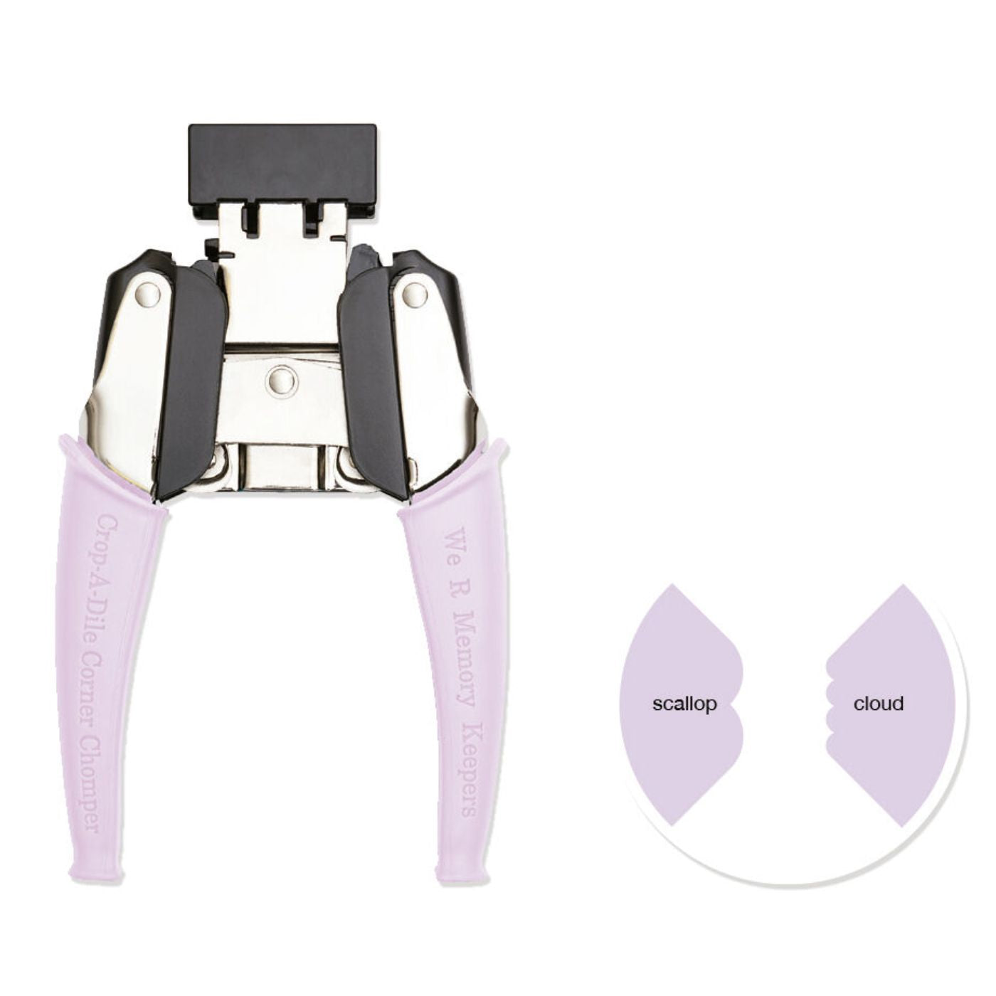 Crop A Dile Corner Chomper Scallop & Cloud