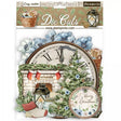 Aplicaciones de Chipboard Cozy Winter - 52 piezas - Navidad - Stamperia