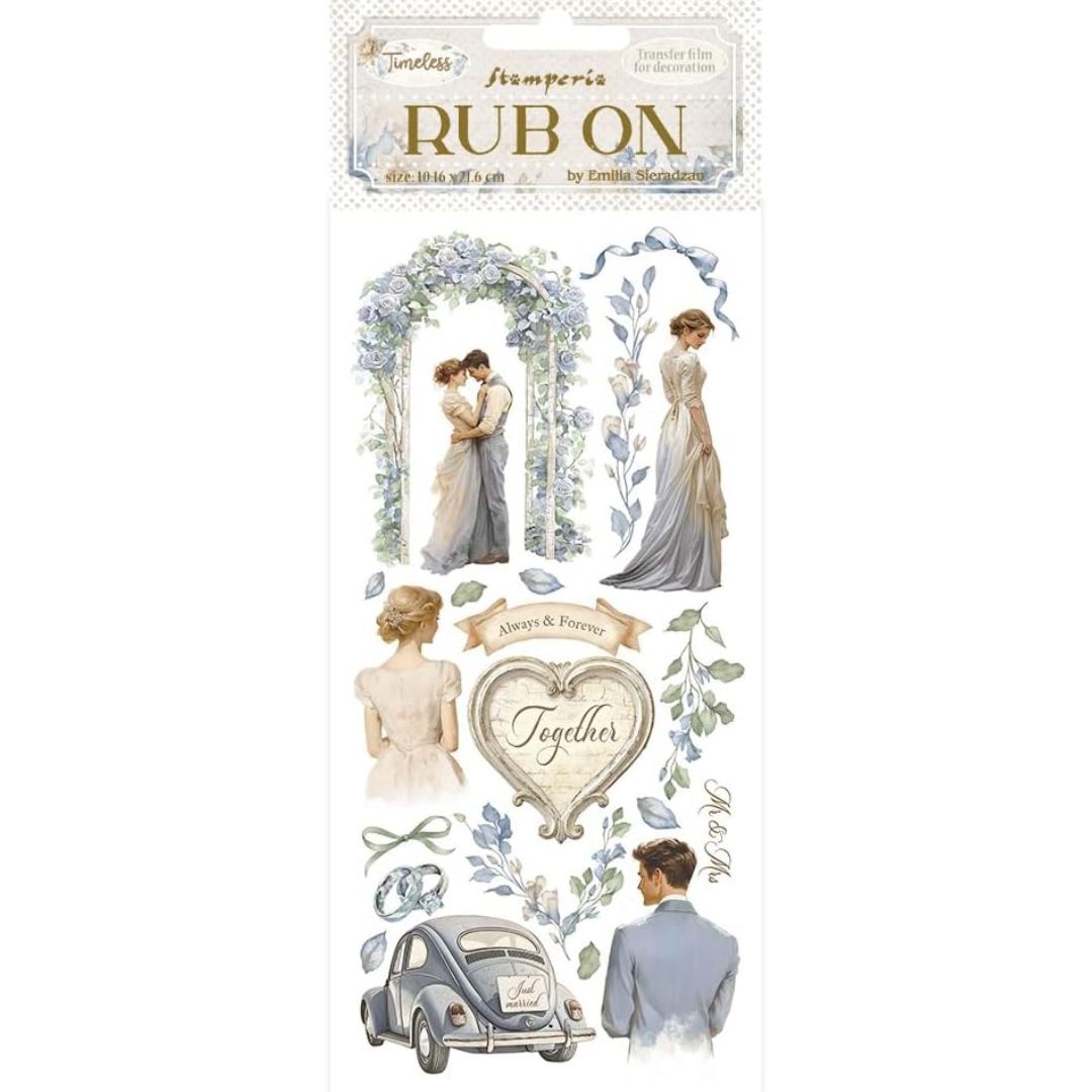 Rub-on Romantic Timeless