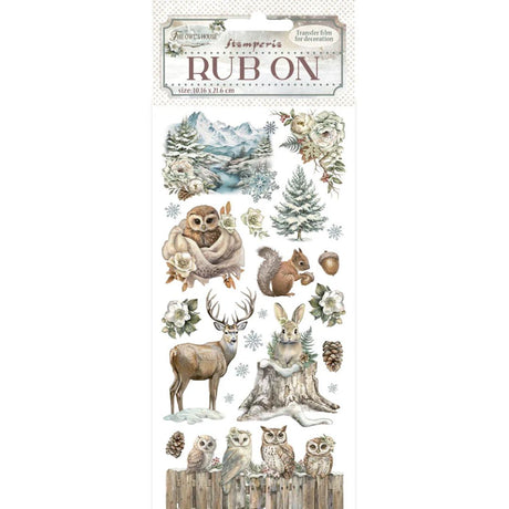 Rub-on The Owl's House - Wildlife