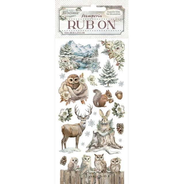Rub-on The Owl's House - Wildlife