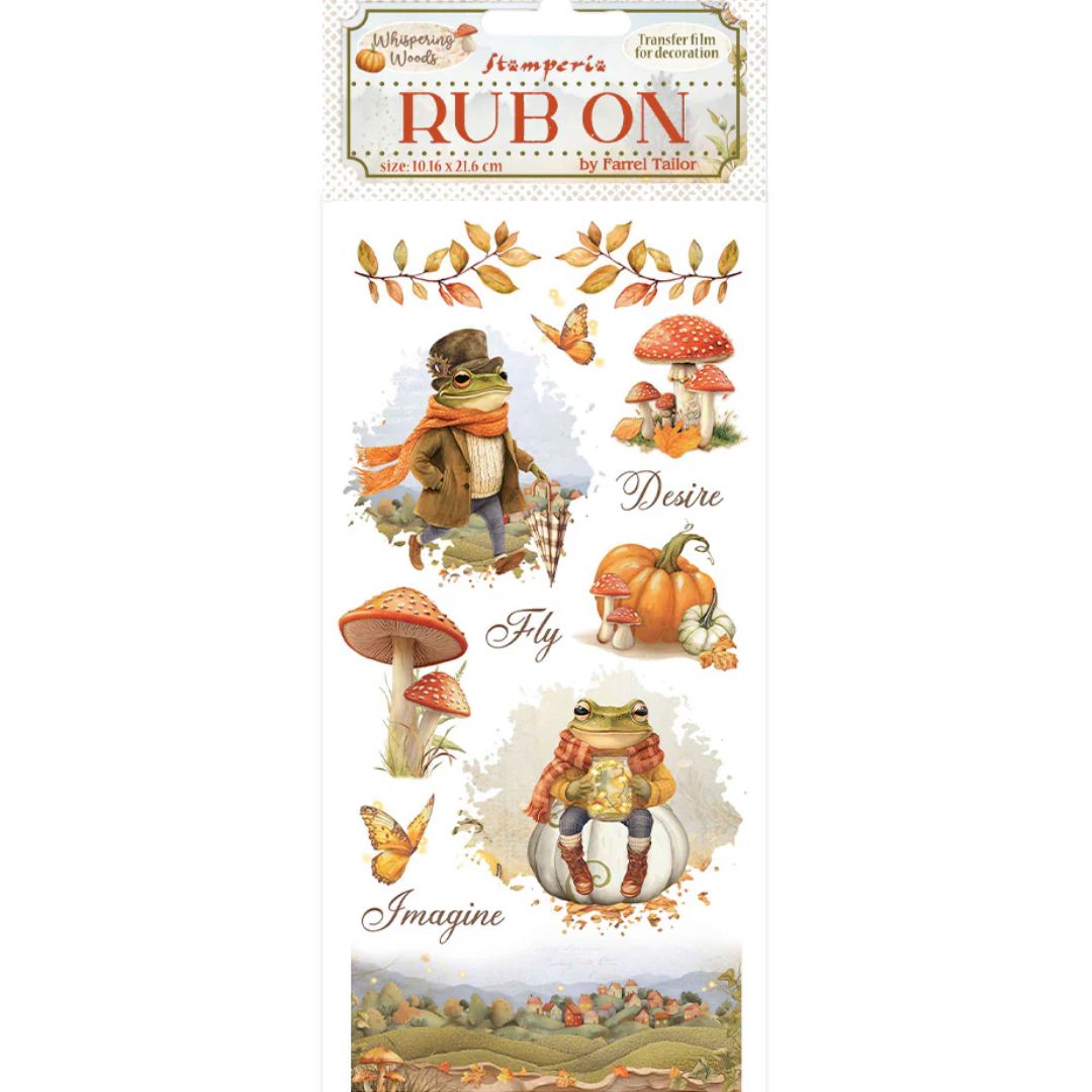 Rub-on Whispering woods Mr Frog