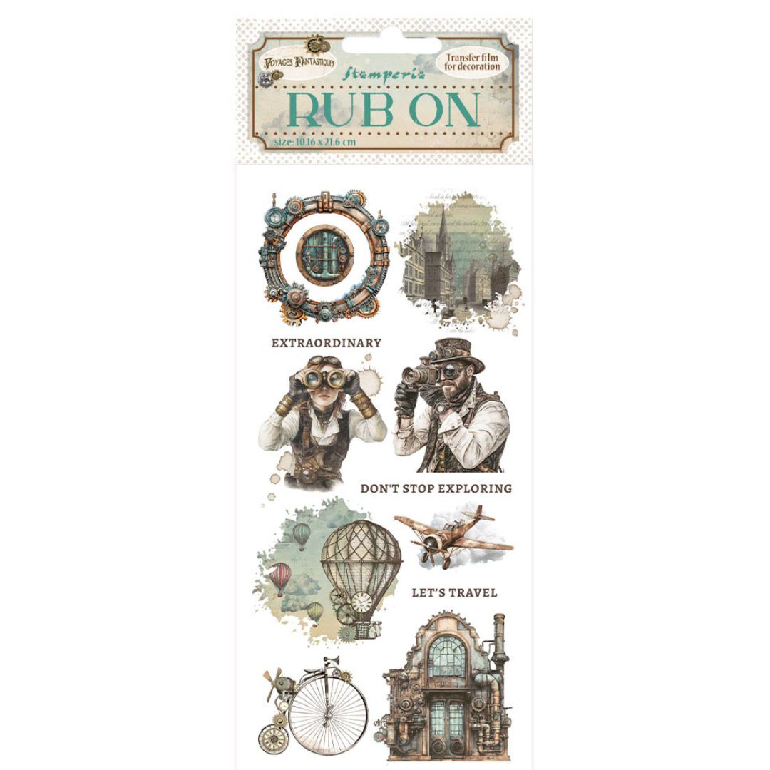 Rub-on Voyage Fantastique - Mechanical Wonders