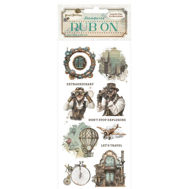 Rub-on Voyage Fantastique - Mechanical Wonders