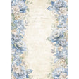 Papel de arroz A4 28gr Romantic Timeless Bordes Florales