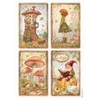 Papel de arroz A4 28gr Romantic Whispering Woods Four Cards