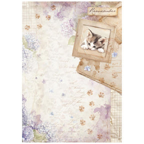 Papel de arroz A4 28gr Quiet Days - Kitten