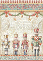 Papel de arroz A4 28gr The Nutcracker Soldados - Cascanueces - Navidad - Stamperia