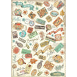 Papel de arroz A4 28gr Art of Travelling Labels