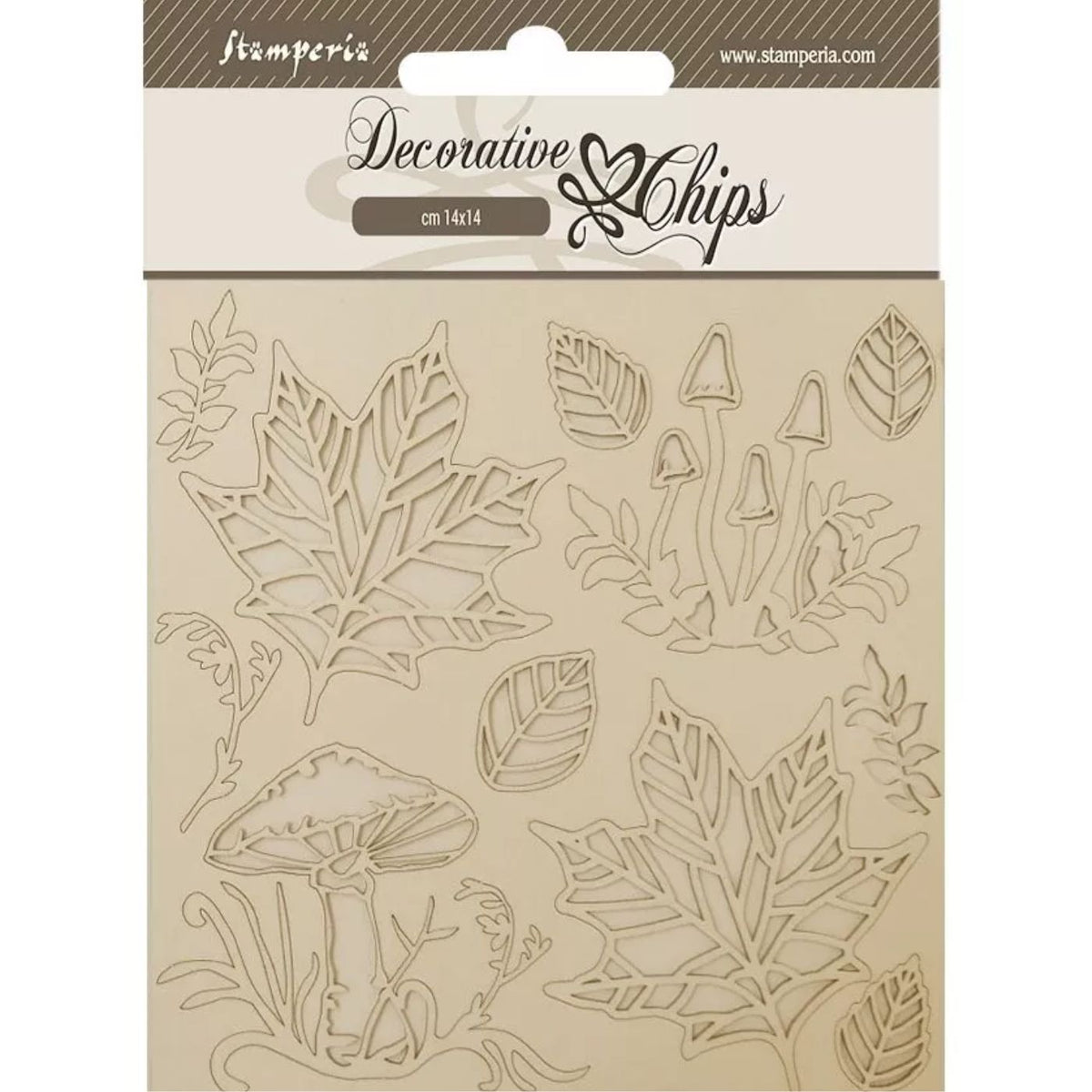 Decorative Chips Woodland - Hongos y Hojas