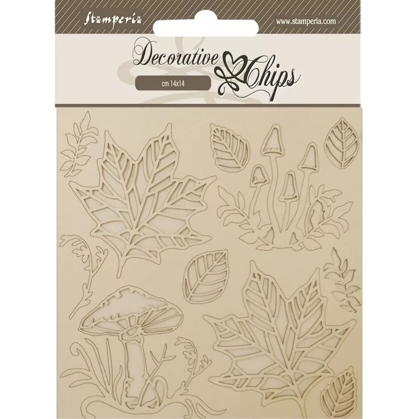 Decorative Chips Woodland - Hongos y Hojas