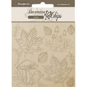 Decorative Chips Woodland - Hongos y Hojas