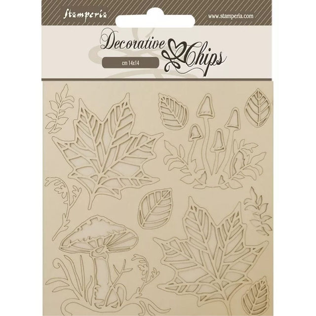 Decorative Chips Woodland - Hongos y Hojas