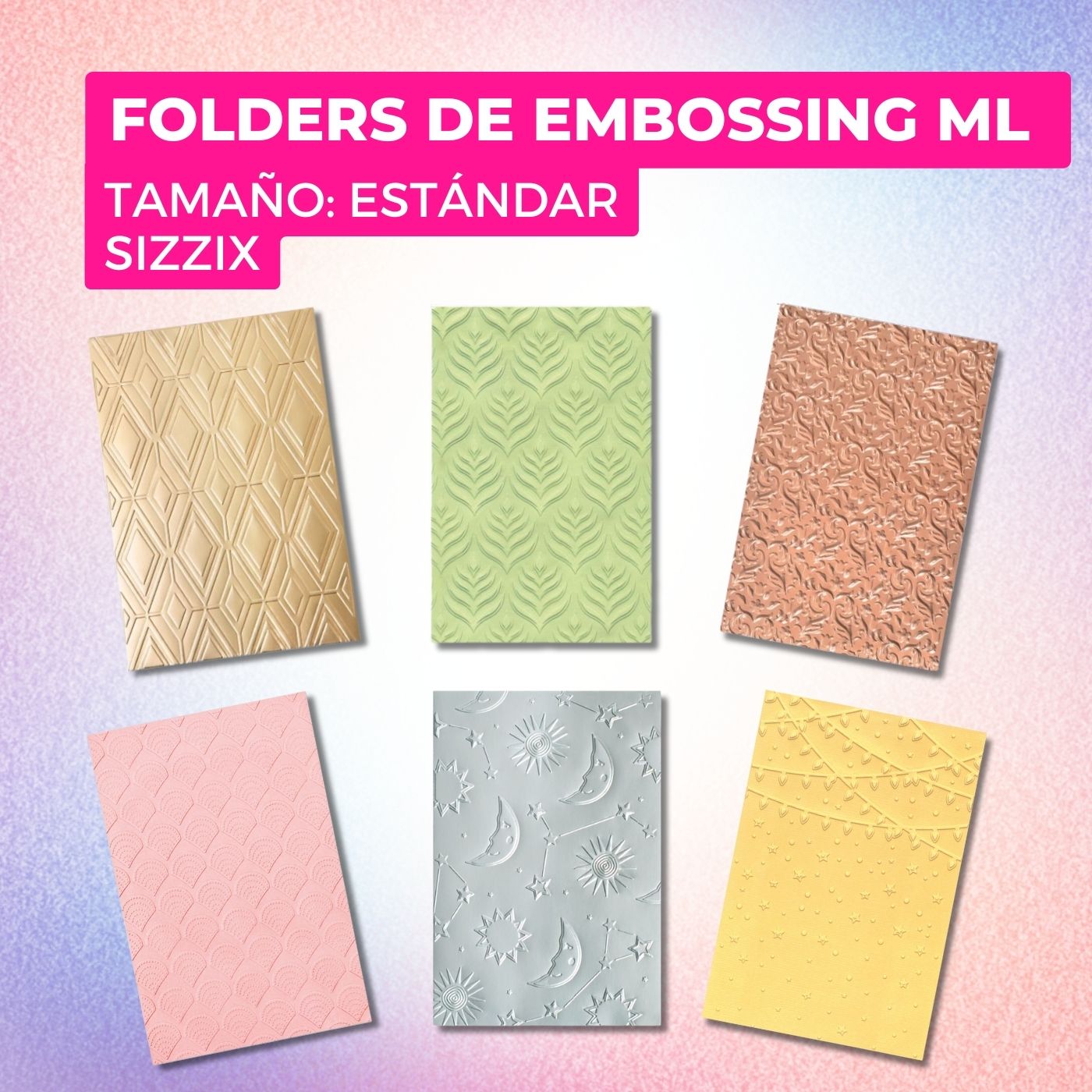 Mult Level Folder Folder de Embossing Multi-Level Tamaño: Estándar – Printy Store