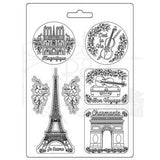 Molde Flexible A4 Oh là là Torre Eiffel - Stamperia K3PTA4560