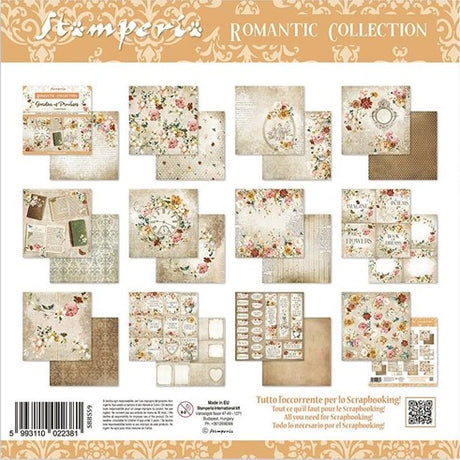 Block de cartulinas "Romantic Garden of Promises” de 20.3x20.3 cm (vista 2)