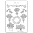 Molde Flexible A4 - Guirnaldas y Ramilletes Provence - Stamperia