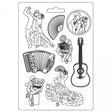 Molde Flexible A4 - Elementos Desire - Stamperia