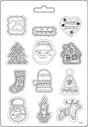 Molde Flexible A5 Candy Christmas - Navidad - Stamperia