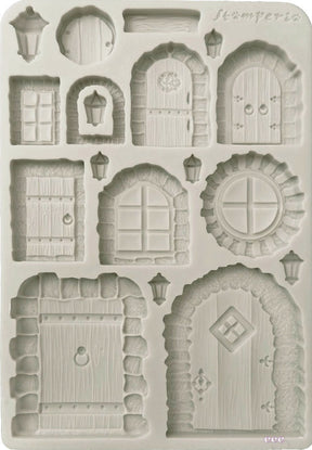 Molde de Silicona A5 Puertas y Ventanas Hidden Grove - Stamperia