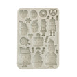 Molde de Silicona A5 Candy Christmas Pasteles - Navidad - Stamperia