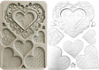 Molde de Silicona A5 Family Corazones - Stamperia