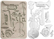 Molde de Silicona A5 Symphony Instrumentos Musicales - Stamperia